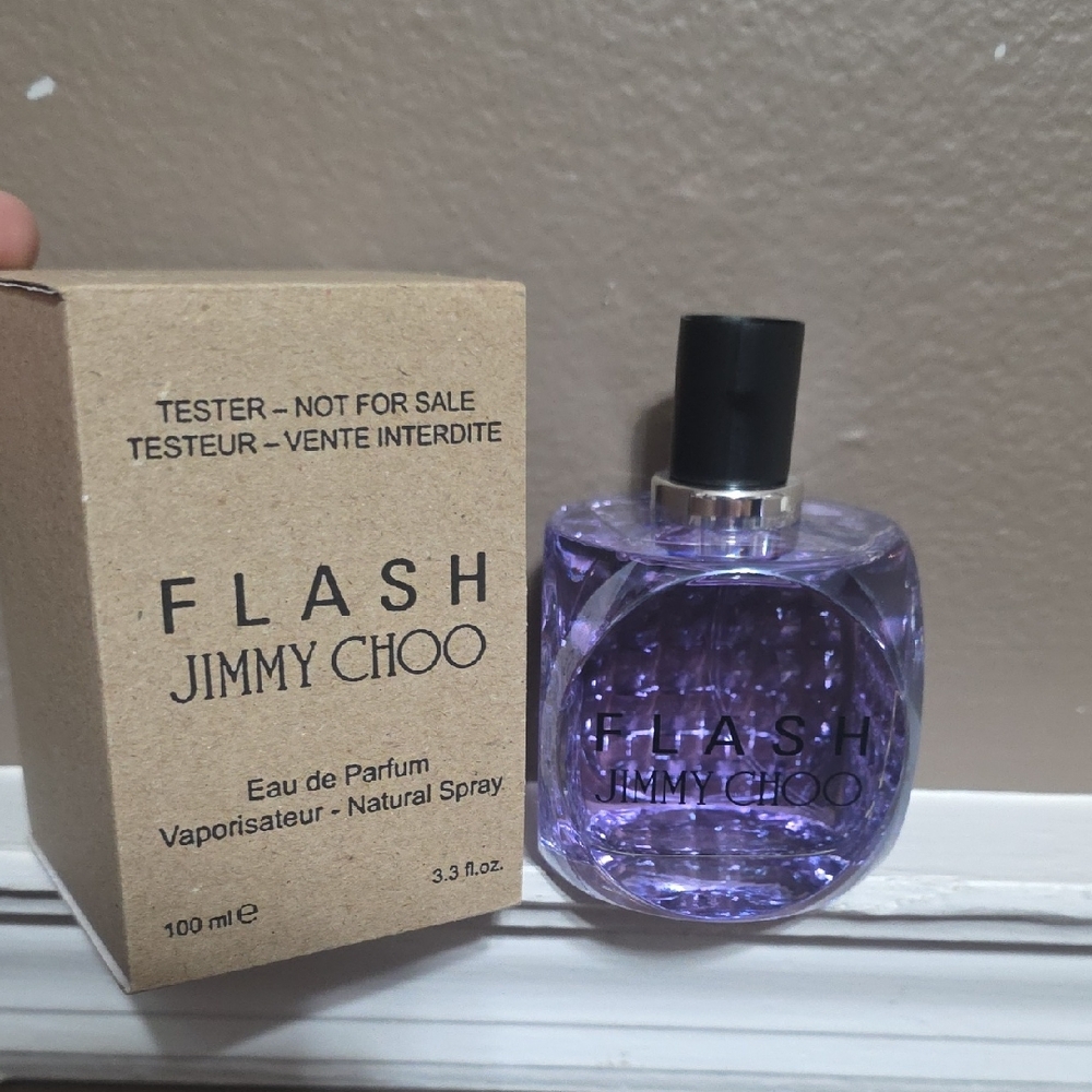 Jimmy Choo Flash Perfume in Purple Bottle /WITH FREE REFIILABLE TRAVEL BOTTLE